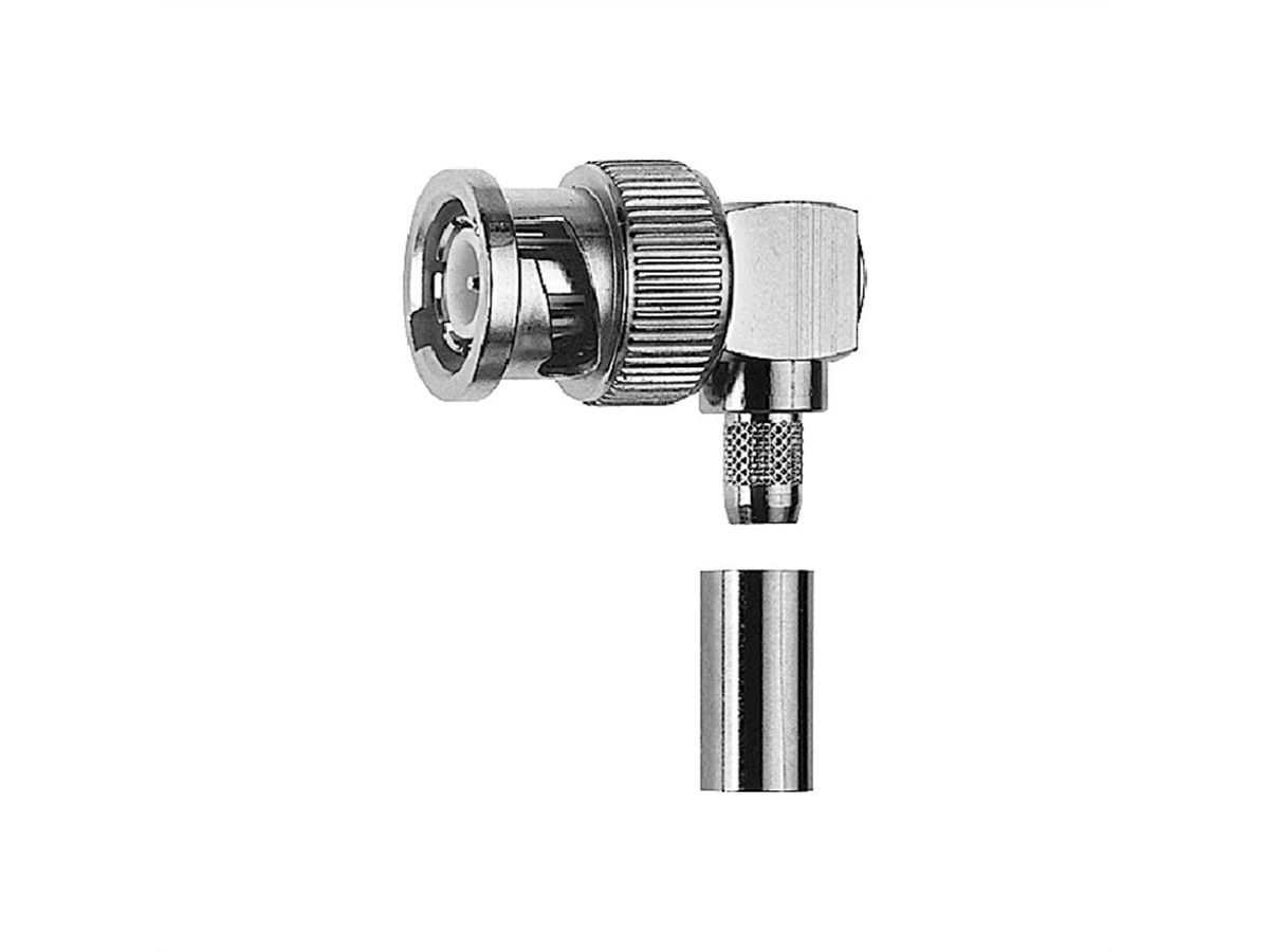 TELEGÄRTNER BNC Straight Plug, crimp/crimp G13 (0.4/2.5) Professional