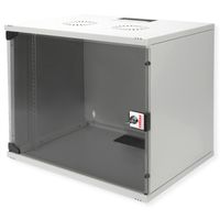 ROLINE 19-inch wandbehuizing Basic 7 U, 540x400 BxD Bouwpakket grijs