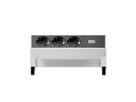 BACHMANN DESK2 3x geaard stopcontact 1x ABD GST18 Inox