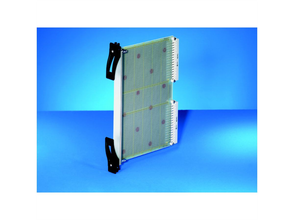 SCHROFF Insteekmodule U-profiel voor XL-greep, microschakelaarcompatibel, 6 HE, 12 HE, 2,5 mm, Al, geanodiseerd vooraan, geleidend achteraan