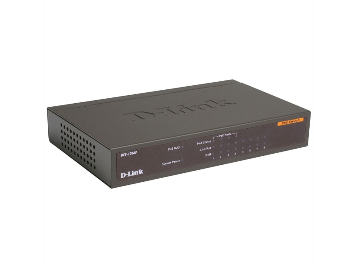 D-Link DES-1008PA Netwerk Switch