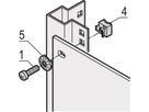 SCHROFF 19" Assembly Kit, 4 x Screw M5x12, Earthing Nut M5 for Slide Rails