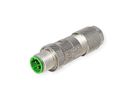 METZ CONNECT M12 Stecker, D-kodiert, IP67 Cat. 5, feldkonfektionierbar, gerade