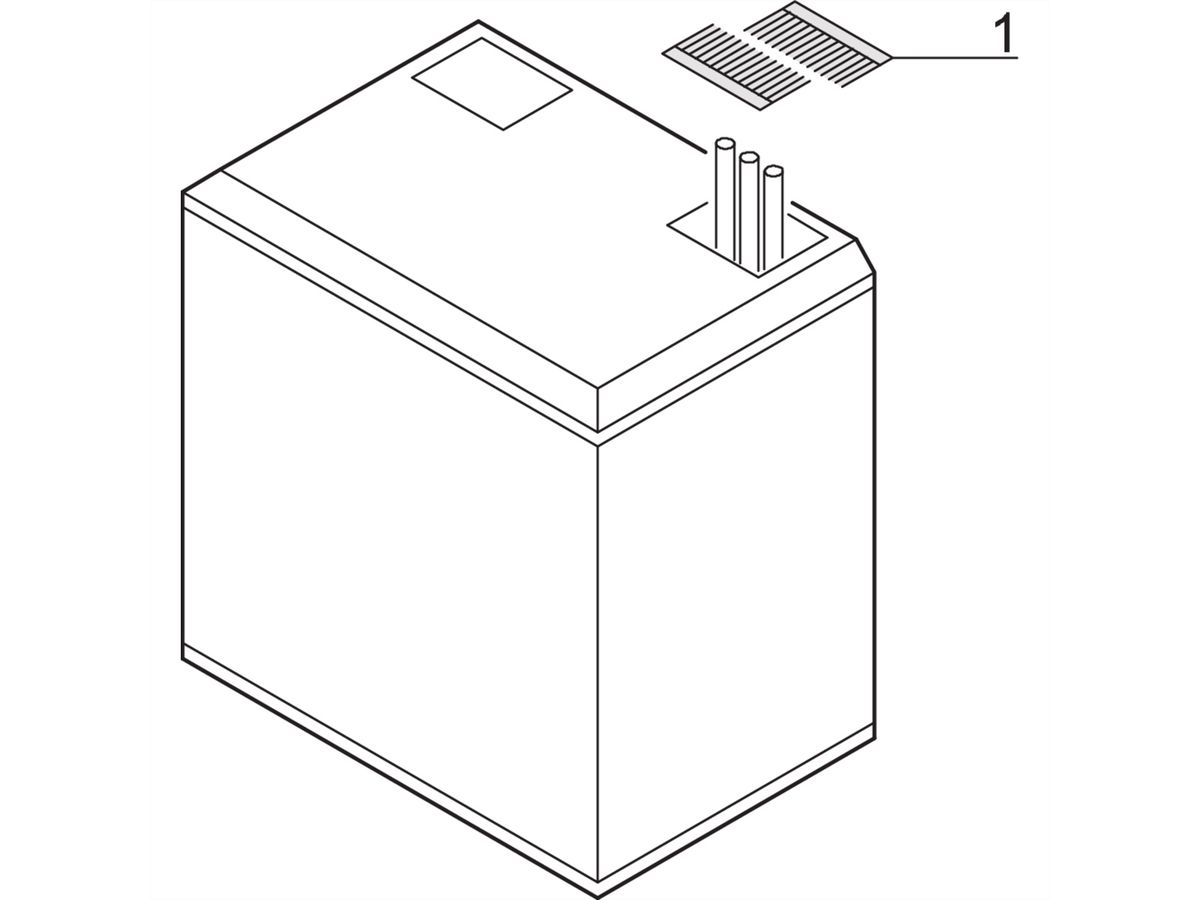 SCHROFF EPCASE Borstelstrook, 1 St.