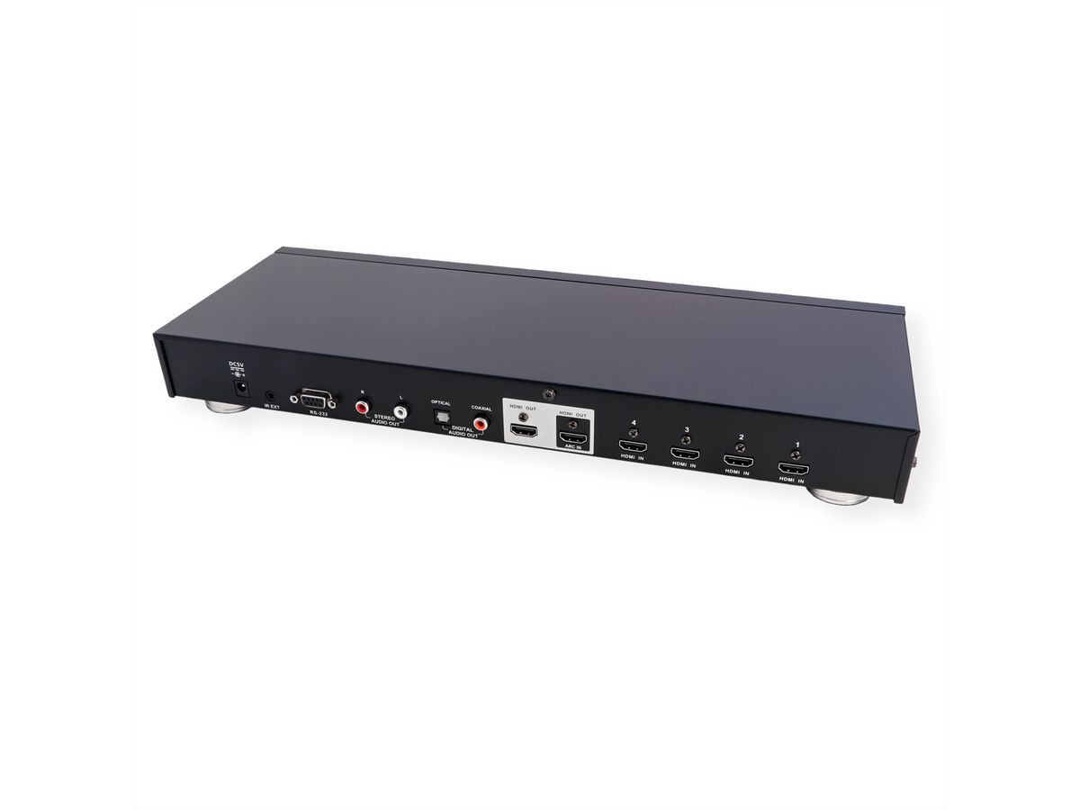 ATEN VS482B 4-poorts True 4K HDMI Switch met Dual View