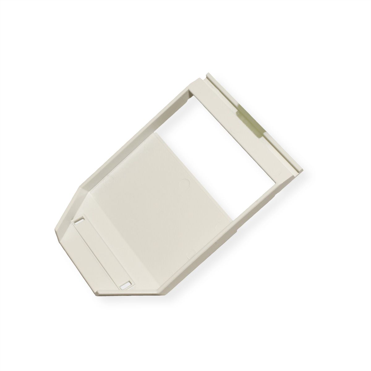 BACHMANN DESK2 concealed cable routing, white
