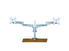 VALUE Dual LCD Monitor Arm, Desk Clamp, 4 Joints, height adjustable separately