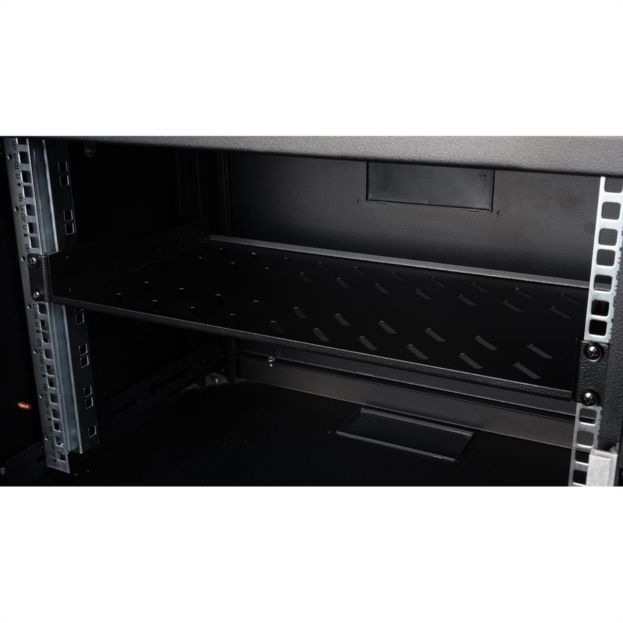 ROLINE 19-inch shelf 1 U, 250 T 15 kg black