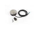 BACHMANN TWIST 1x earthing contact, Wire end ferrules, USB charger, earthing contact mounting plug, Stainless steel, 2 m