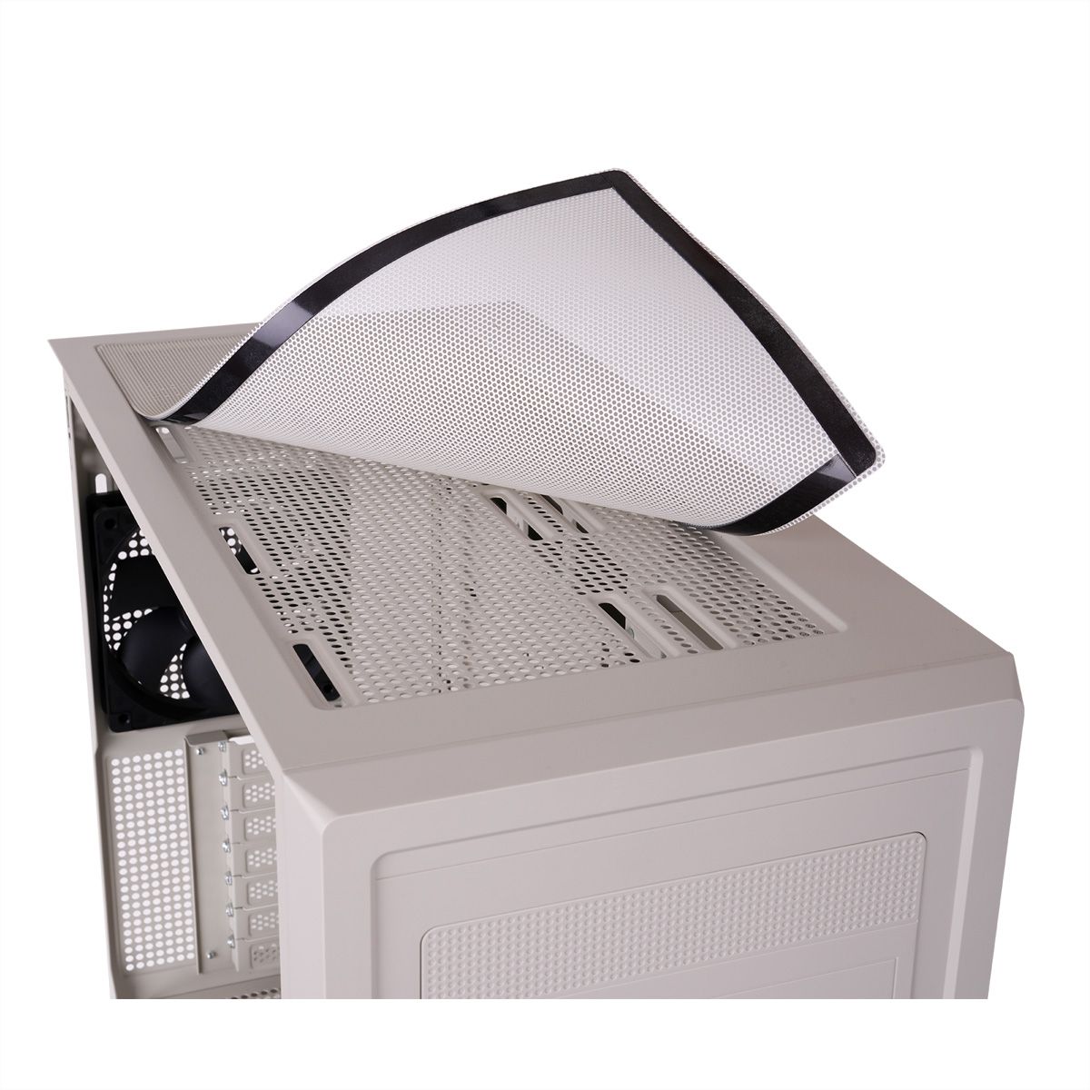 Thermaltake Retro 360 TG Mid Tower Case, Beige