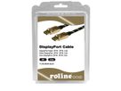 ROLINE GOLD DisplayPort Cable, DP M - DP M, Retail Blister, 3 m