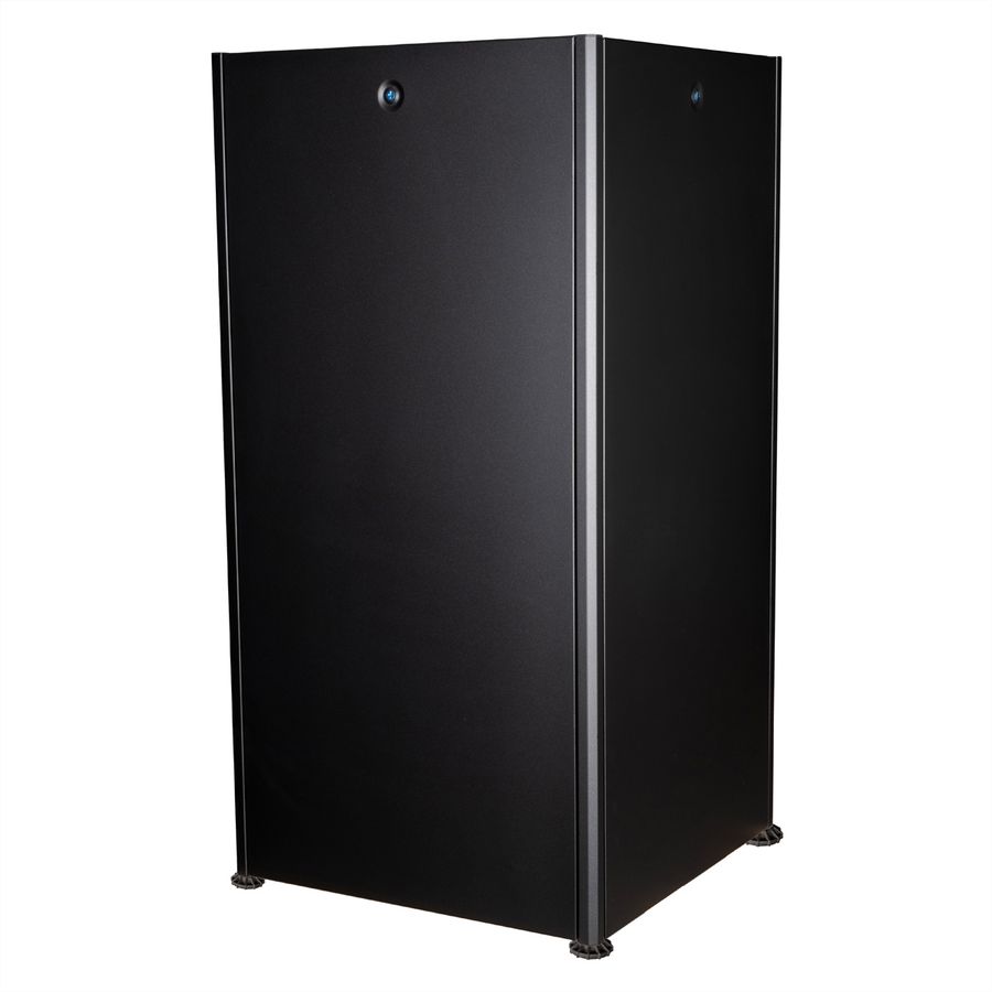 ROLINE 19-inch network cabinet Basic 32 U, 600x600 WxD glass door black
