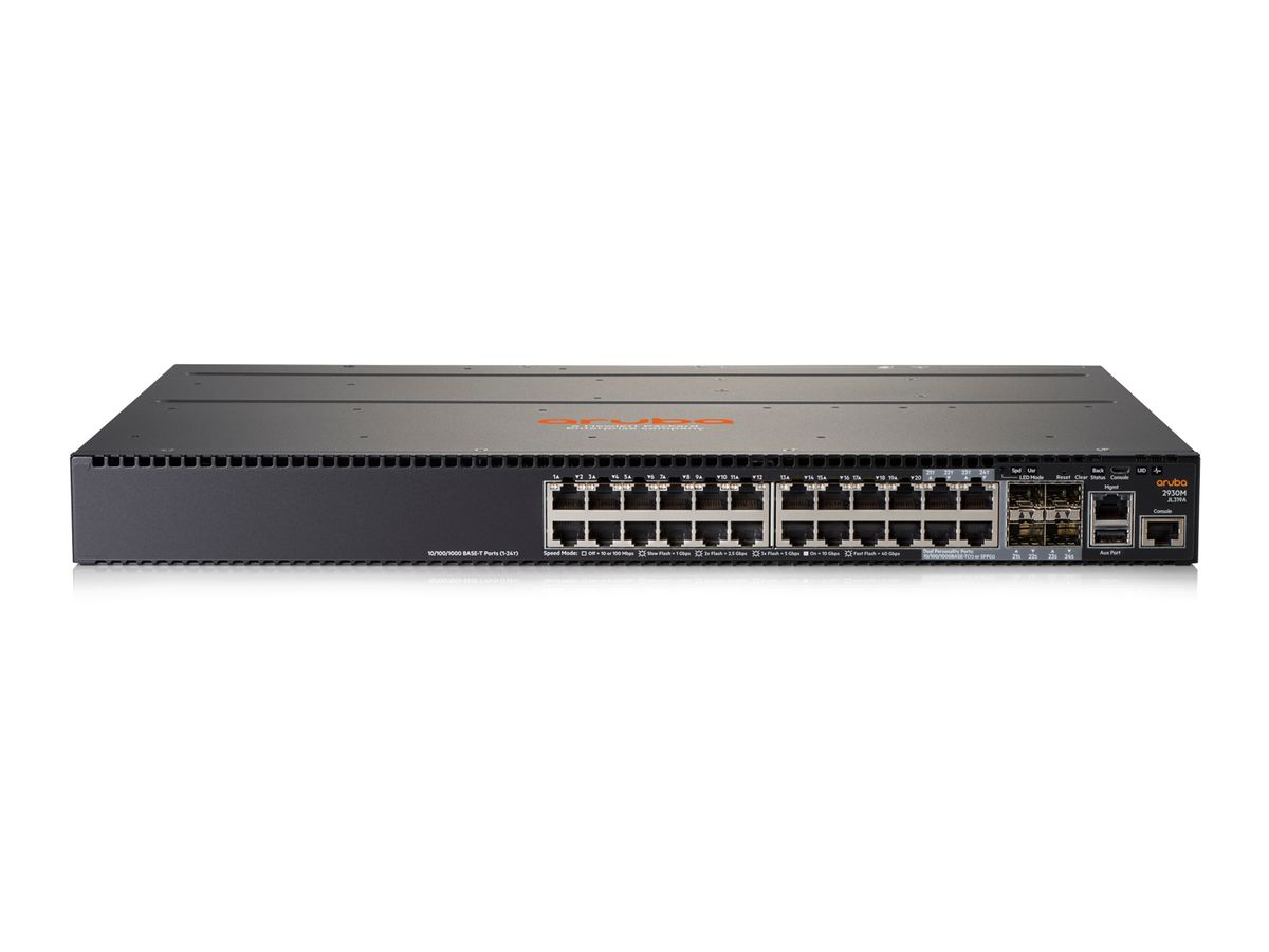 Hewlett Packard Enterprise Aruba 2930M 24G 1-slot Managed L3 Gigabit Ethernet (10/100/1000) Grijs 1U