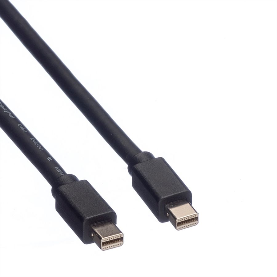 ROLINE DisplayPort kabel, Mini DP M - Mini DP M, zwart, 2 m