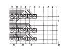 SCHROFF Double Test Socket, Ø 2 mm, Long Type for Mounting Plane 1