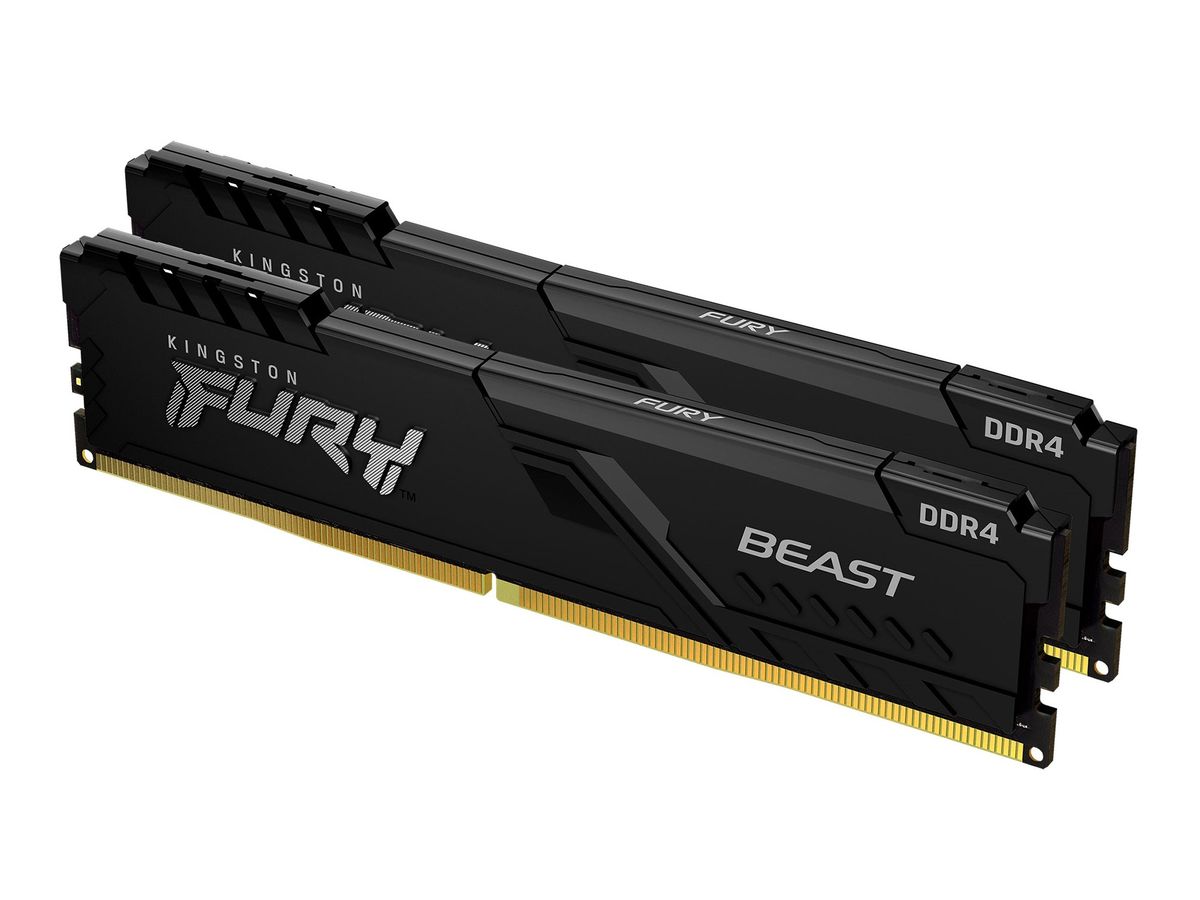 Kingston Technology FURY 32GB 3200MT/s DDR4 CL16 DIMM (Kit van 2) 1Gx8 Beast Black