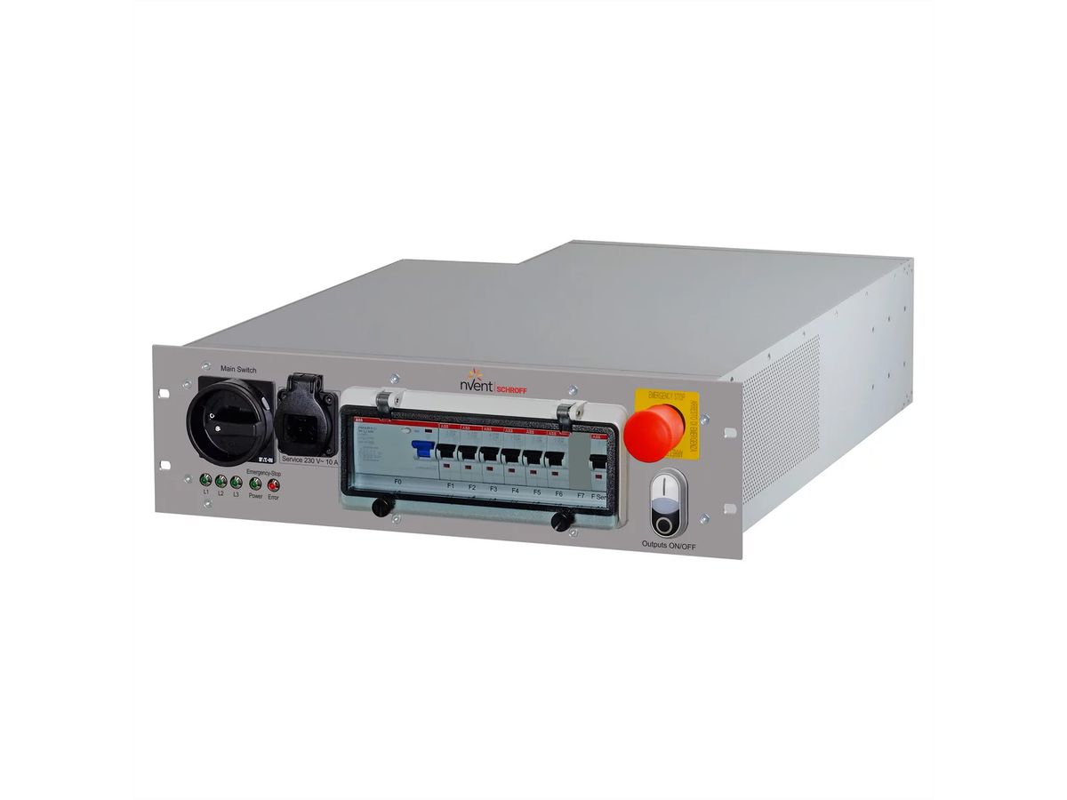 SCHROFF Rack Safety Plus, 3 U, 400 V AC, CEE