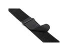 VELCRO® Verstelbare schouderriem met klittenband, extra breed, Haak & lus band 50mm x 92cm x 1 zwart