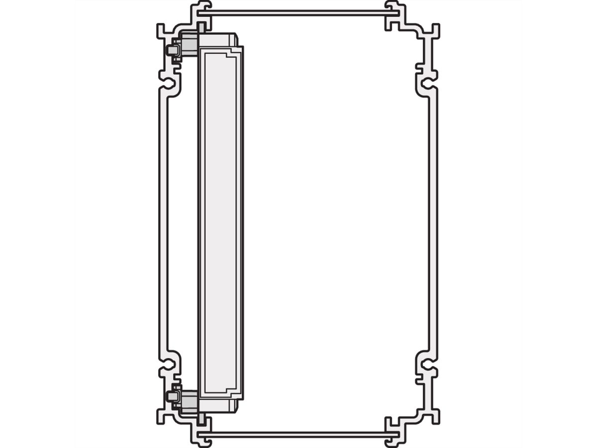SCHROFF frame insteekmodule printplaathouder voor slot 1, 5 paar