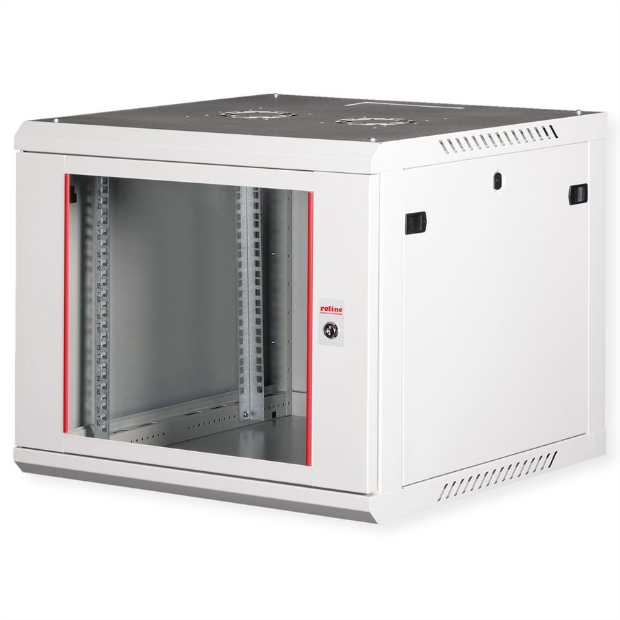 ROLINE 19" Wall Cabinet Basic Plus 9U, 600x600 BxT grey