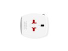 Skross MUV USB A/C reisadapter met USB, Wereldwijd