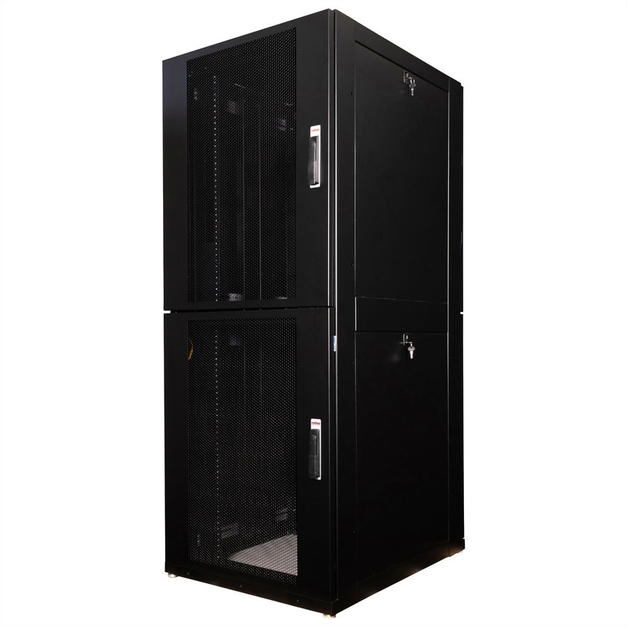 ROLINE colocation-kast 42HE 800x1000 mm, 2 compartimenten, zwart