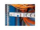 BACHMANN 19" 1U 6xCEE7/3 1xFI power 2.0m CEE7/7
