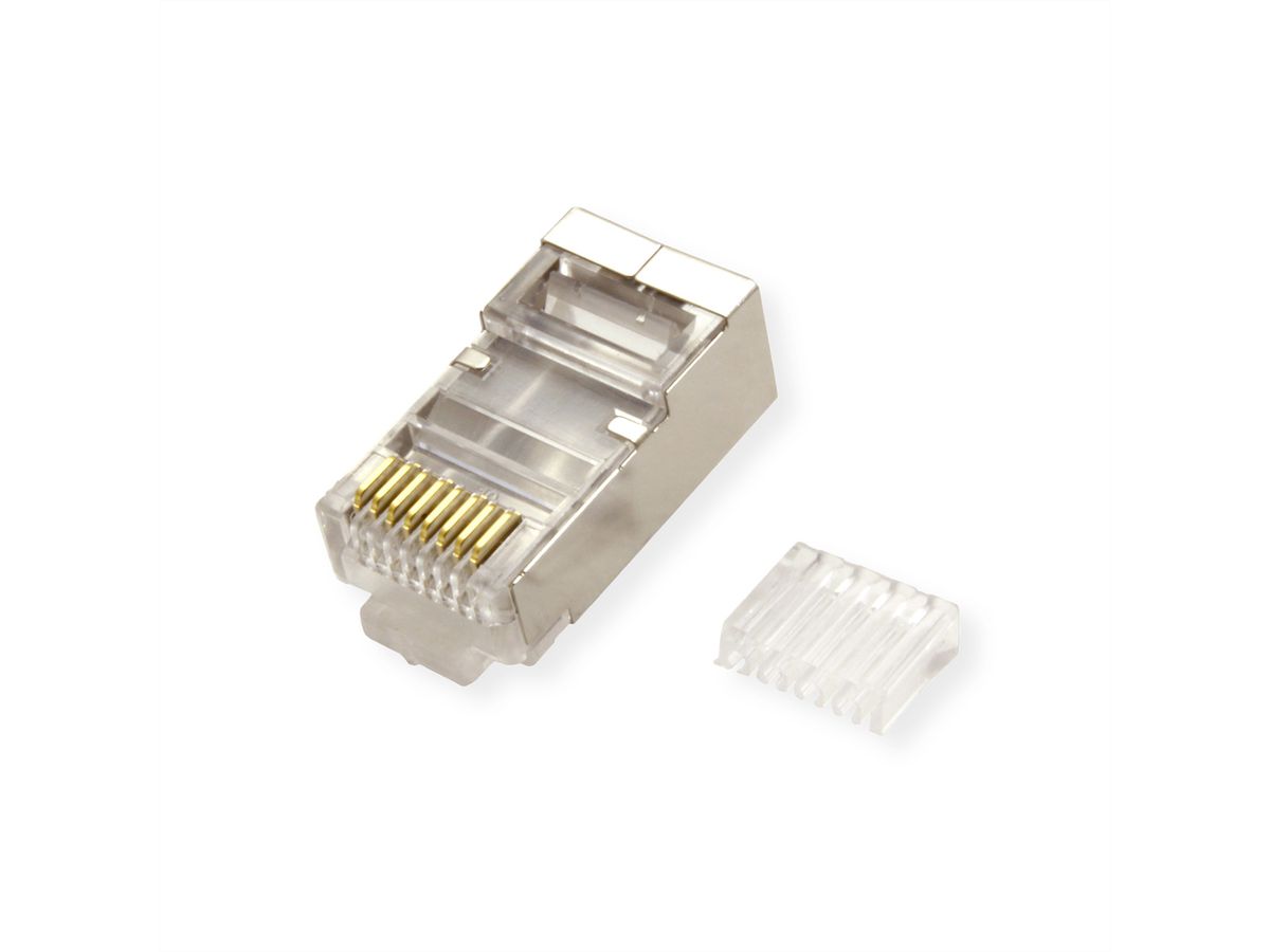VALUE Cat.6/6A Modular Plug, STP, for Stranded Wire, 100 pcs.