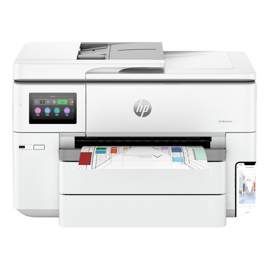 HP OfficeJet Pro 9730e Wireless All-in-One Color Printer, Instant Ink, Two-sided printing