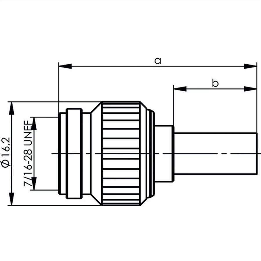 TELEGÄRTNER TNC-Crimpstecker 50 Ohm für G30 (1.5/3.8)