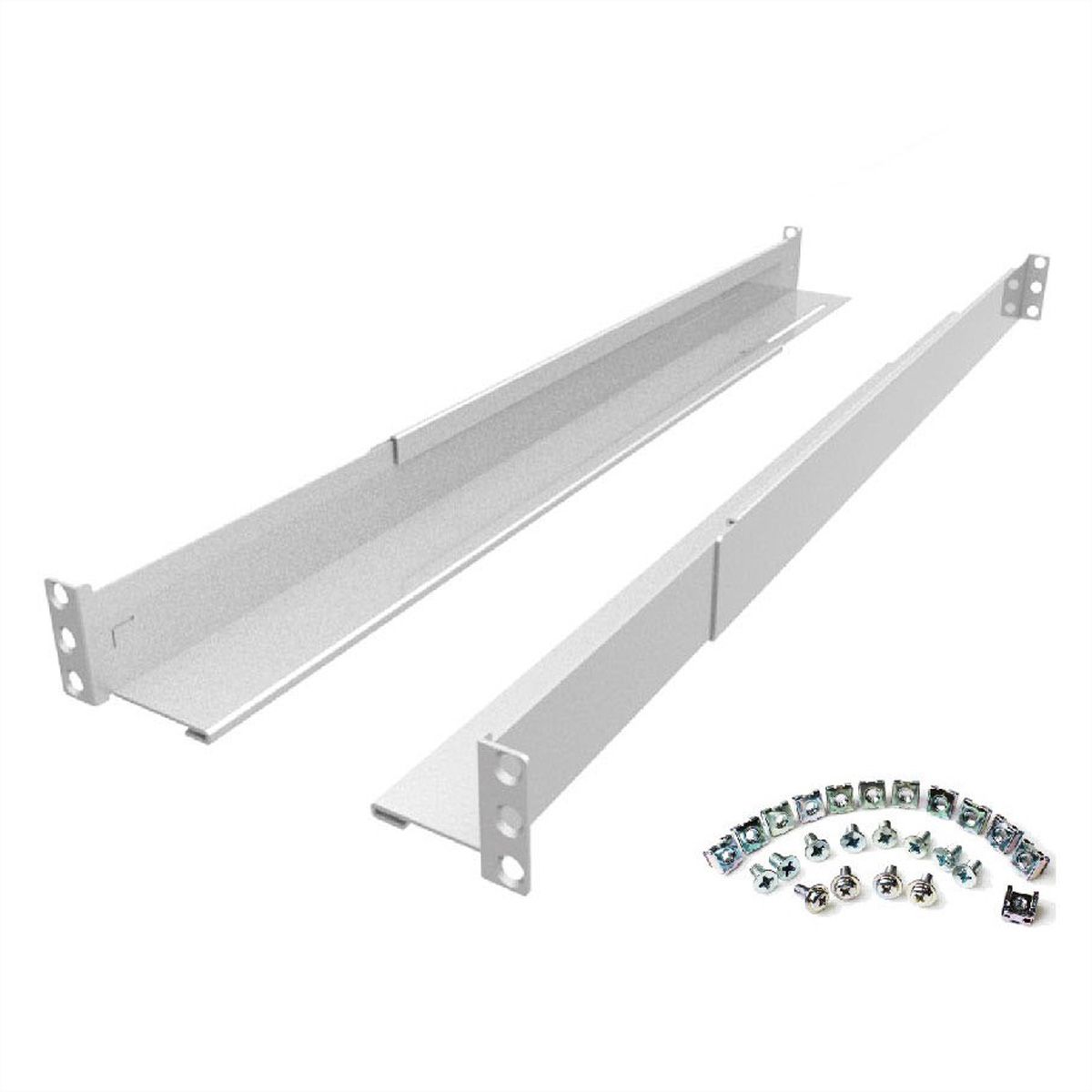 ROLINE UPS 19'' Rail Kit 1/2/3U 60-90 cm, grey