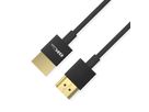 ROLINE 8K HDMI Ultra HD Kabel mit Ethernet, Slim, ST/ST, schwarz, 1 m