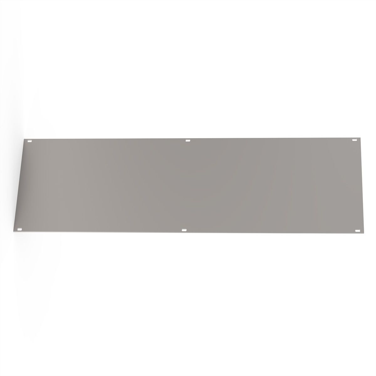 SCHROFF Front Panel, Unshielded, Screw Assembly 3 U, 84 HP, 2.5 mm, Al, Anodized