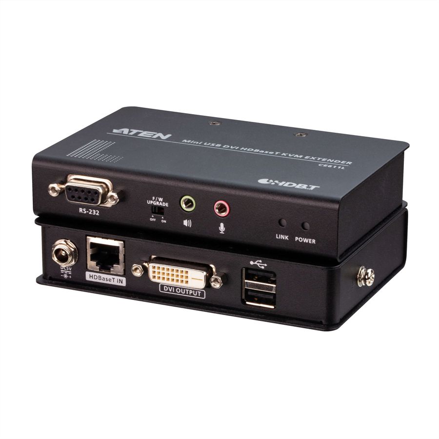 ATEN CE611 Mini USB HDBaseT DVI KVM-extender
