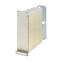 SCHROFF insteekmodule met frame PRO-set, afgeschermd, gladde afdekking, 1 connector, 6 HE, 12 HE, 167 mm
