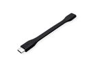 ROLINE USB4 Gen3x2 Cable, PD (Power Delivery) 20V5A, with Emark, C-C, M/F, black, 11.5 cm