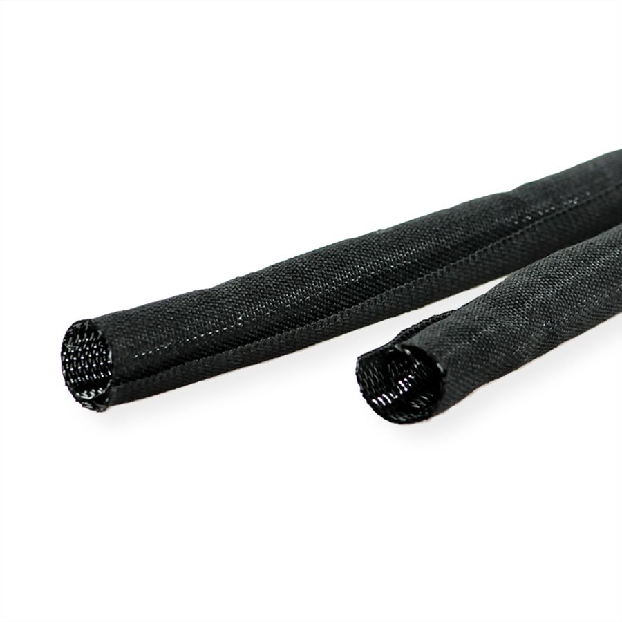VALUE stoffen slang SNAP voor kabelbundeling, zwart, 2,5 m