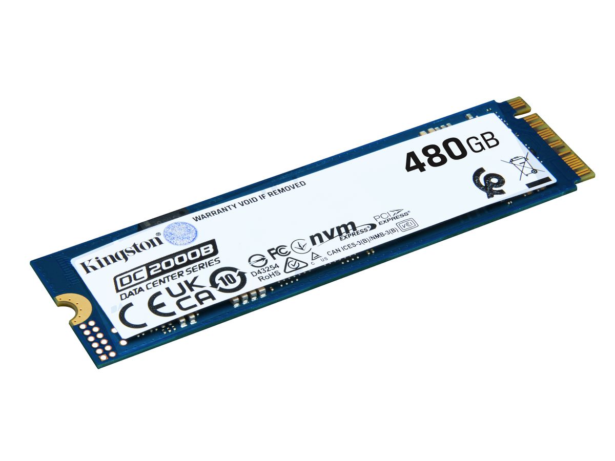 Kingston Technology 480G DC2000B PCIe 4.0 M.2 2280 Enterprise SSD