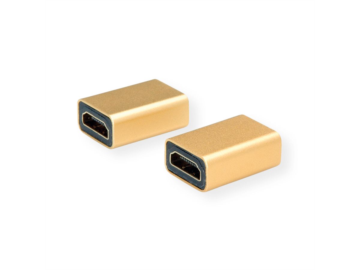 ROLINE GOLD HDMI Adapter, HDMI F - HDMI F