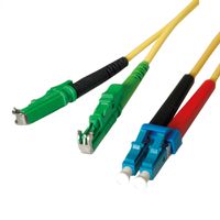 LEONI LWL-Kabel duplex 9/125µm, R&M E2000 / Suhner LC, 5 m