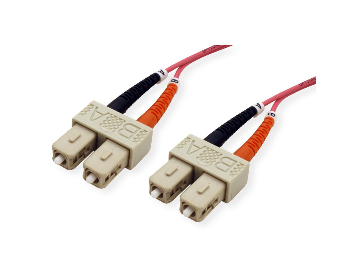 Quality LWL-Kabel duplex 50/125µm OM4 SC/SC, 1 m