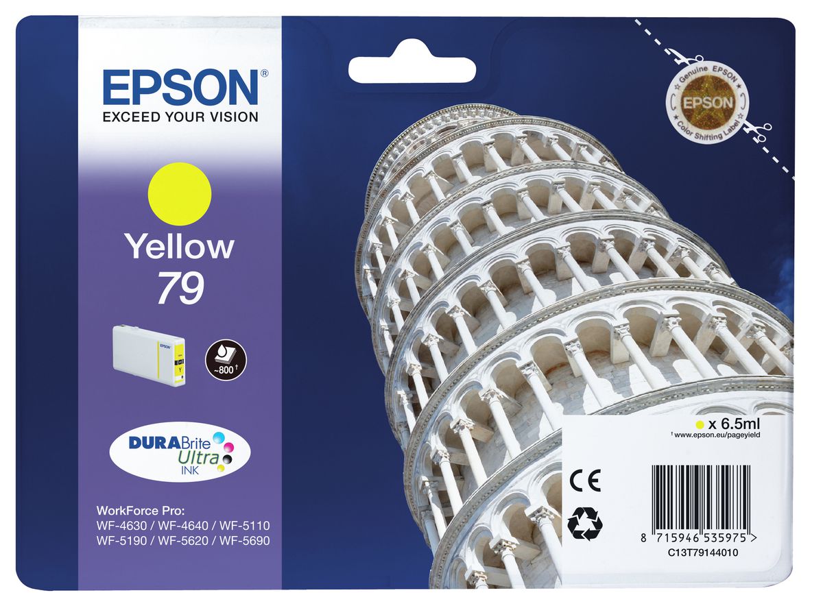 Epson Singlepack Yellow 79 DURABrite Ultra Ink