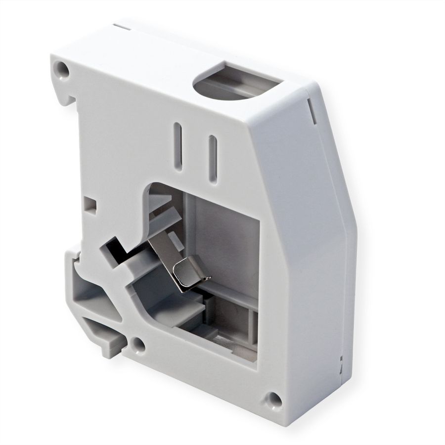 ROLINE Keystone Holder, empty, DIN-Rail, 180°