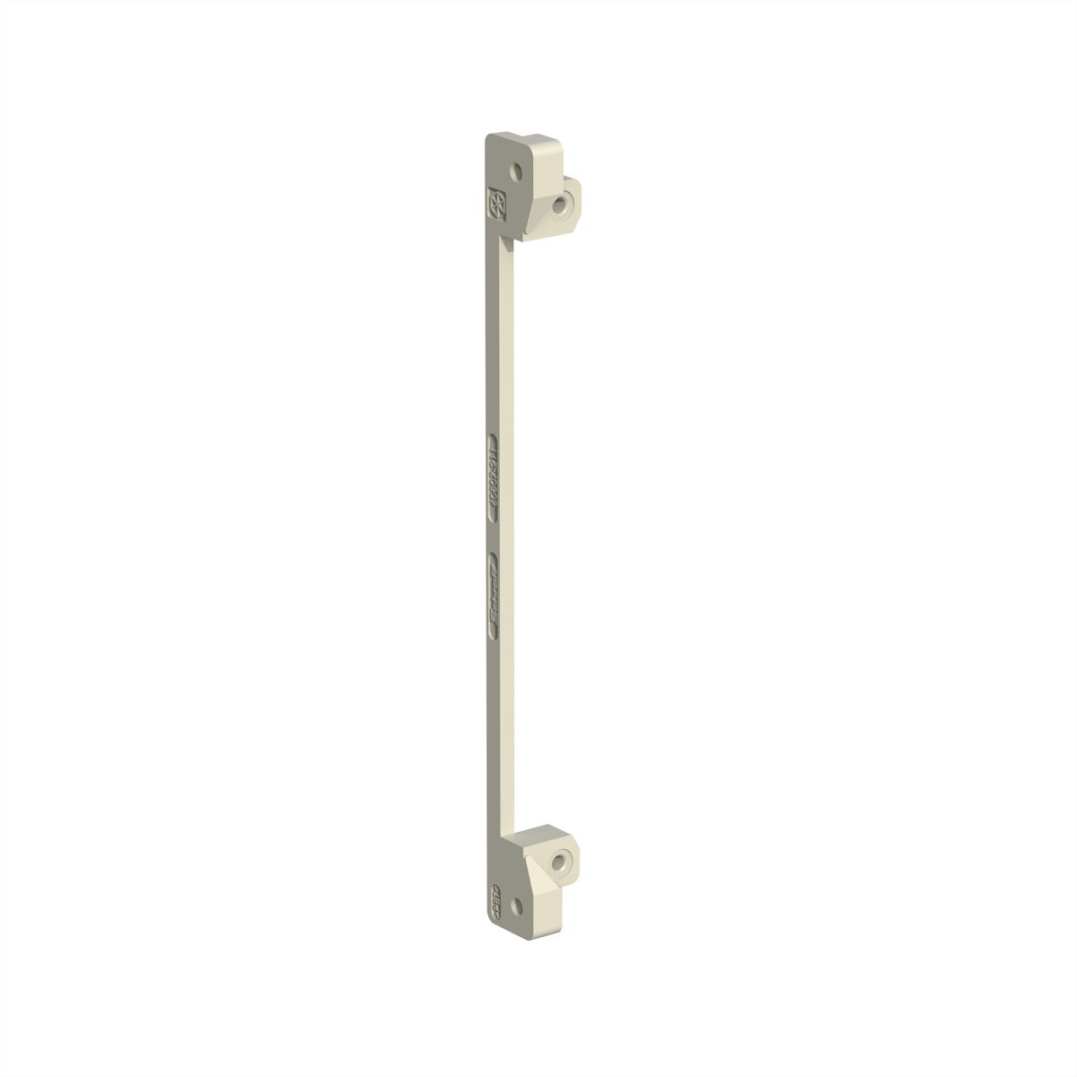 SCHROFF PCB Bracket for Fixing Front Panel/PCB, Plastic, Grey
