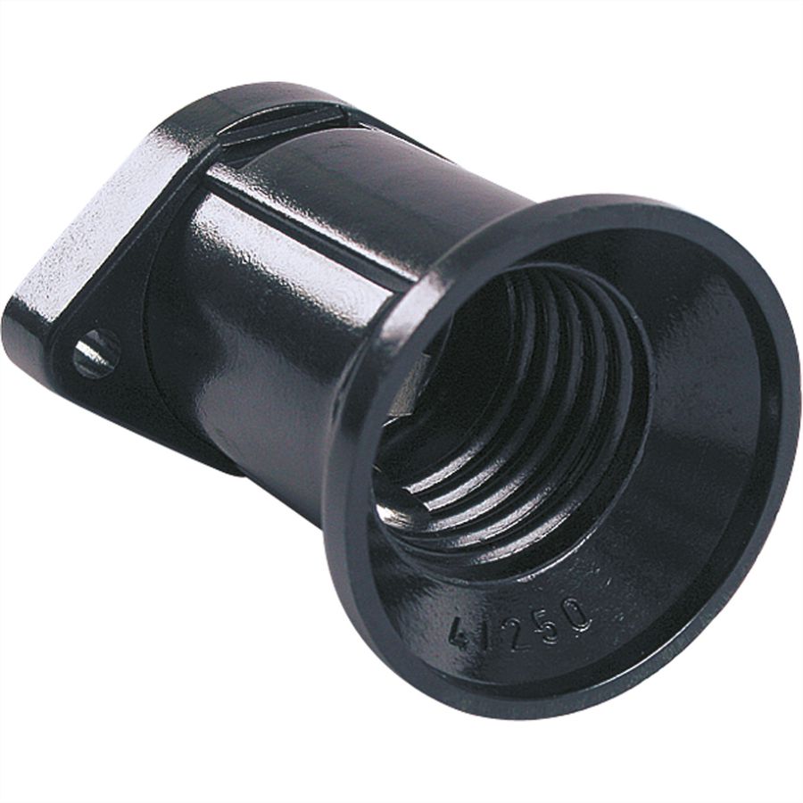 BACHMANN Illu-socket E27 fitting base, Fastening to solid surface