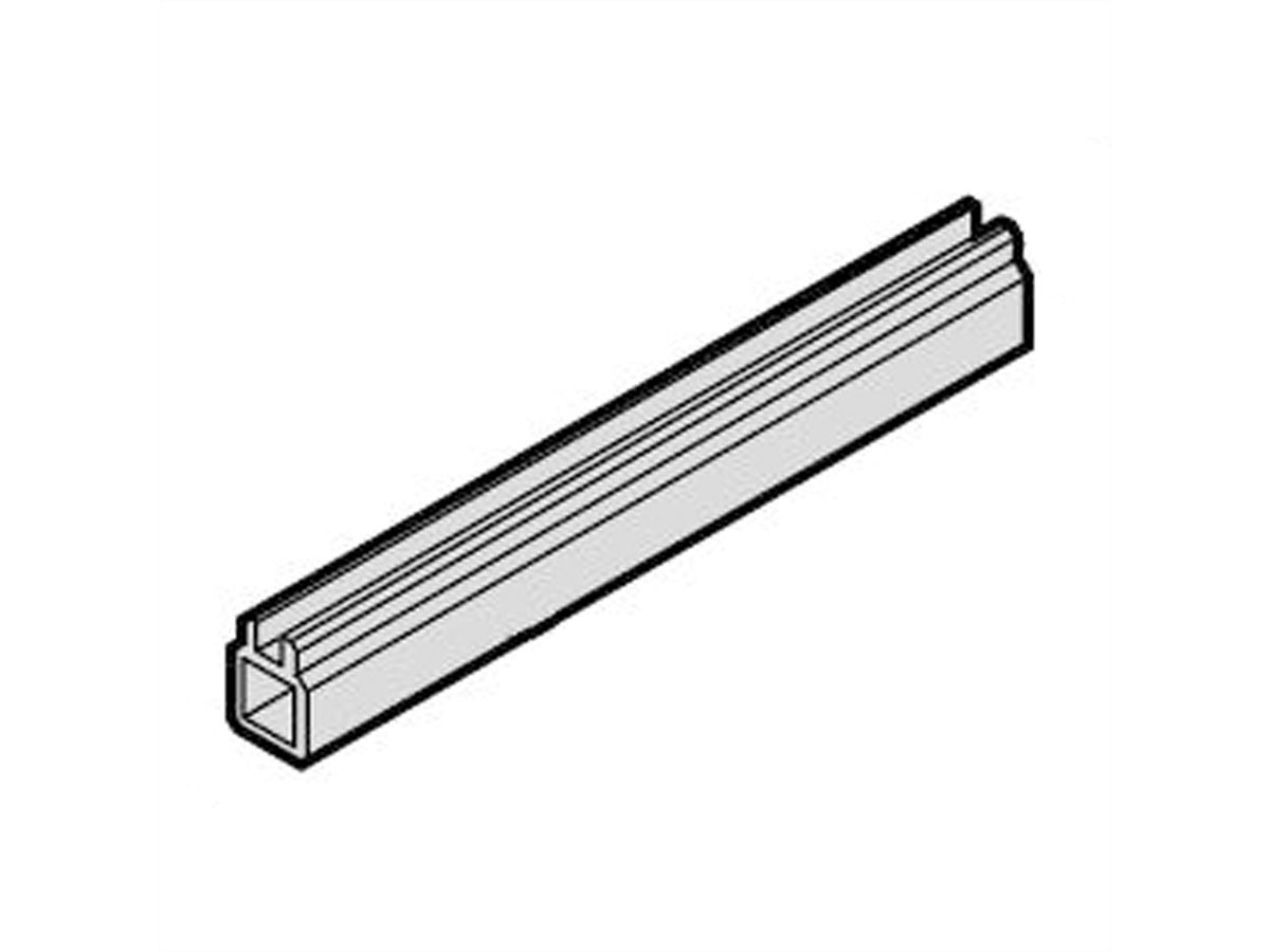 SCHROFF Guide Rail Multi Piece, Mid-Piece, Aluminum Extrusion, 340 mm, 2 mm Groove Width, 10 Pieces