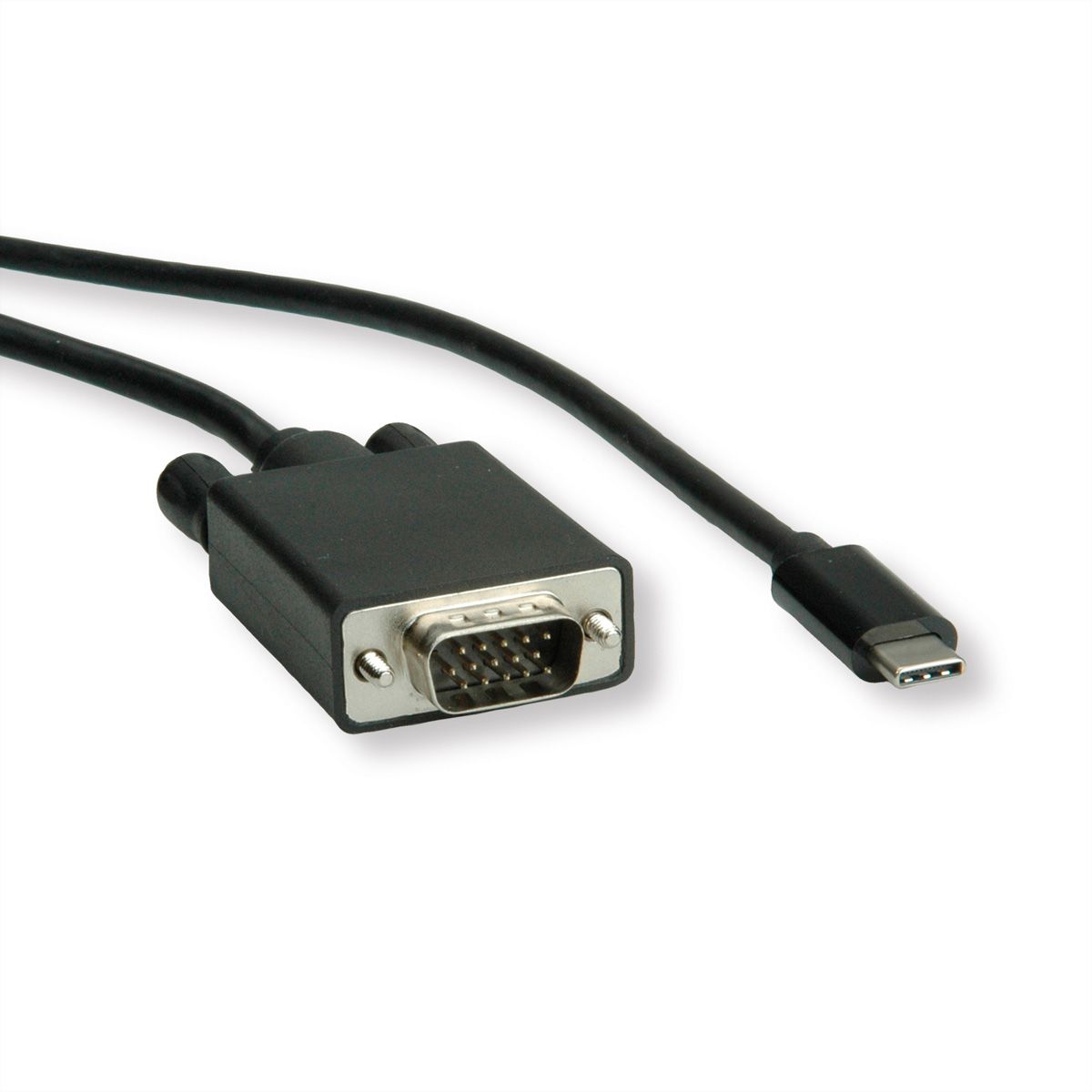 ROLINE USB Type C - VGA Cable, M/M, 1 m