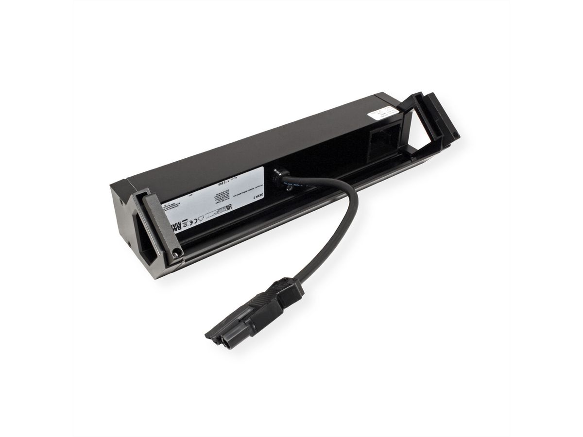 BACHMANN DESK2 2xUTE 1xUSB C 60W 1xCM 0.2m GST18 RAL9005