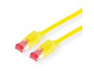 DRAKA S/FTP-Patchkabel Cat.6 (Class E) H, geel, 1 m