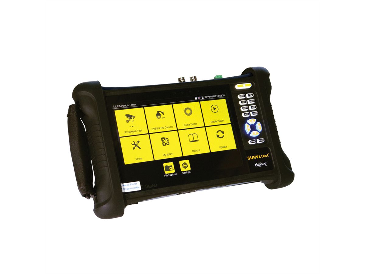 HOBBES SURVLtest, CCTV Tester for IP/HD Coax/Analogue